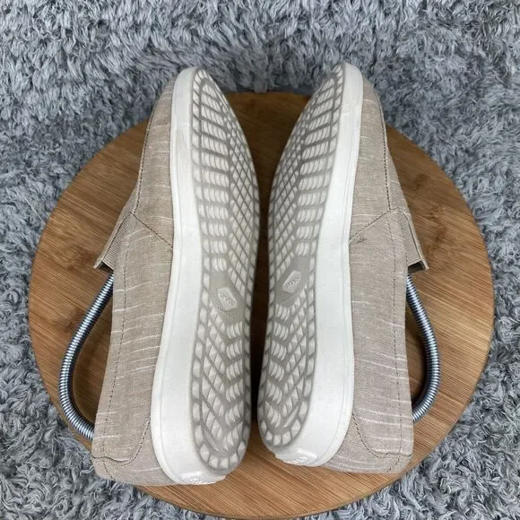 Crocs Citilane Sneakers Women's 11 Slip On Beige Canvas Shoes - Picture 5 of 9